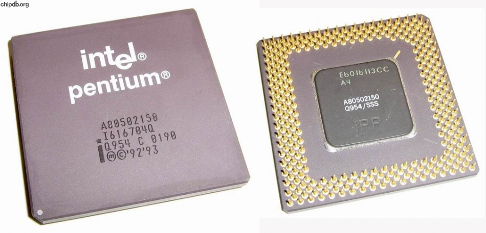 Intel Pentium A80502150 Q954