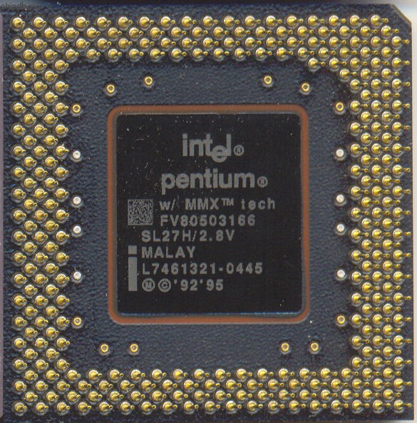 Intel Pentium FV80503166 SL27H MALAY