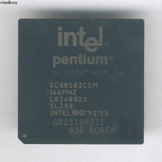 Intel Pentium GC80503CSM SL388