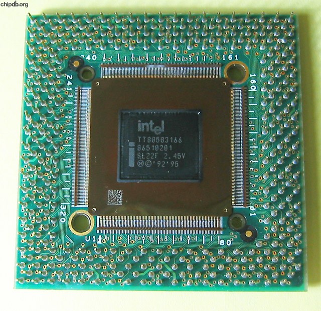 Intel Pentium TT80503166 SL22F