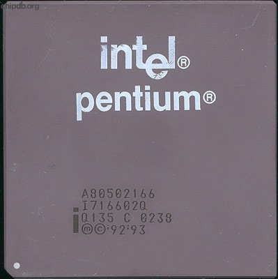 Intel Pentium A80502166 Q135 ES