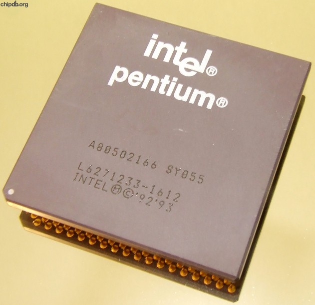 Intel Pentium A80502166 SY055 No iCOMP