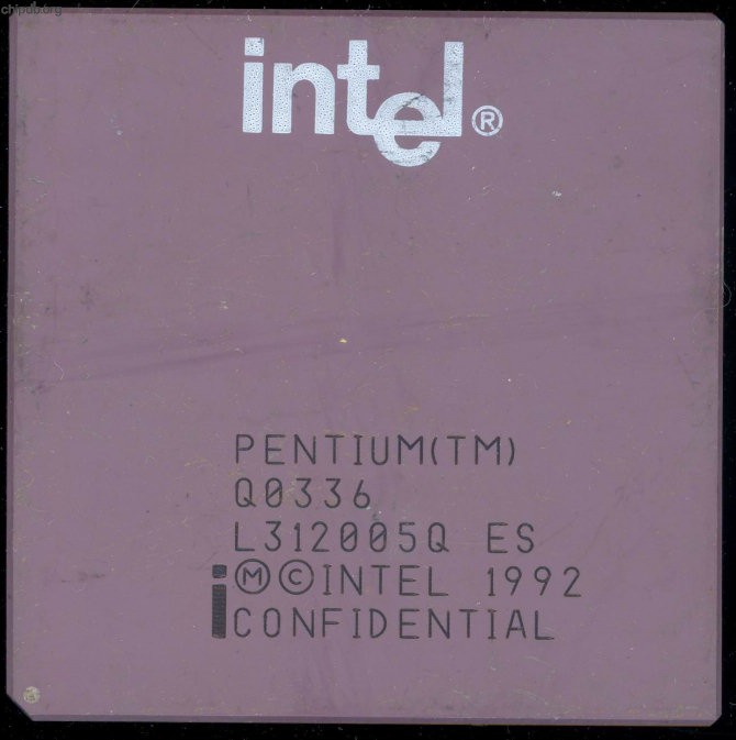 Intel Pentium (TM) Q0336