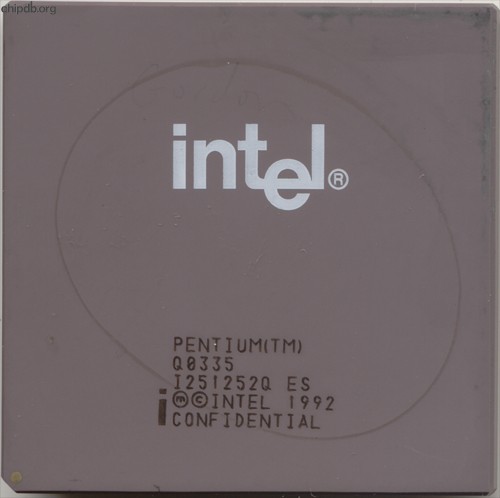 Intel Pentium (TM) Q0335