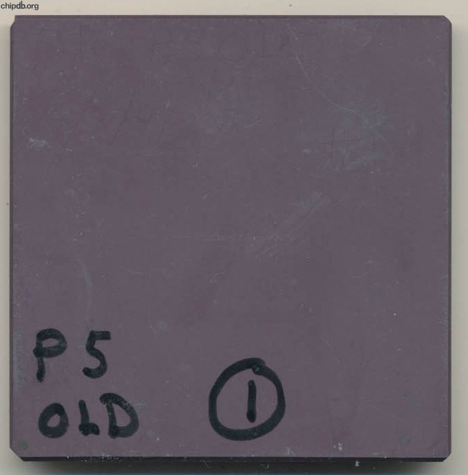 Intel Pentium P5 OLD
