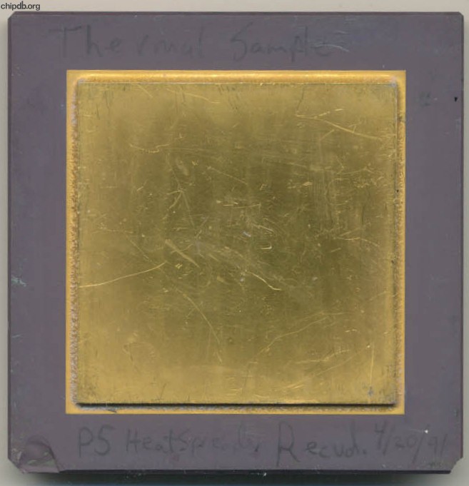Intel Pentium P5 Thermal Sample
