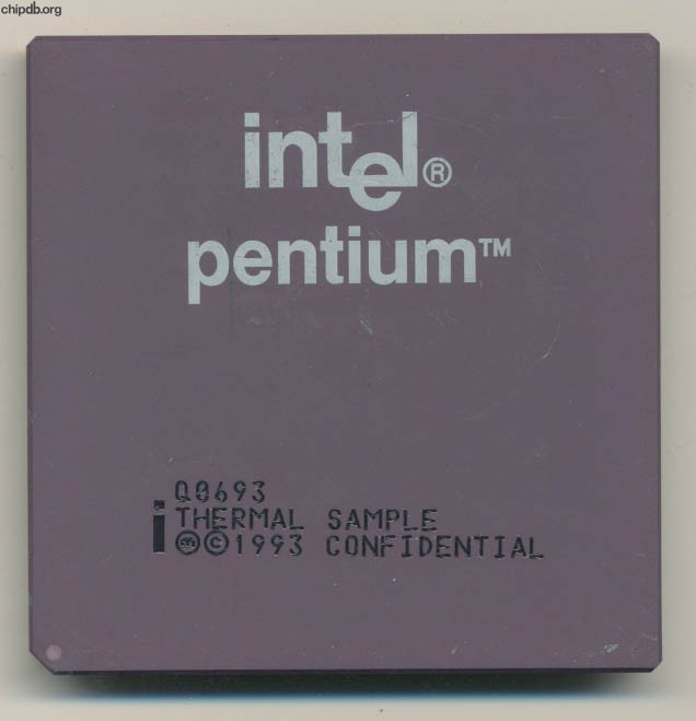 Intel Pentium Thermal Sample Q0693