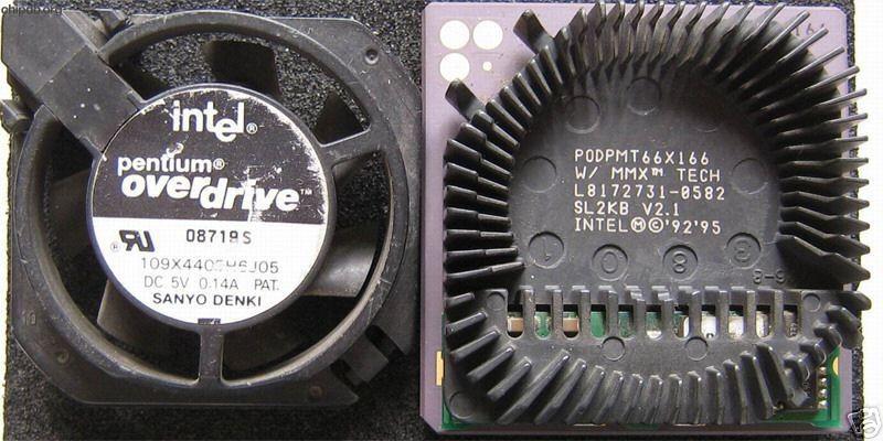 Intel Pentium Overdrive PODPMT66X166 SL2KB V2.1