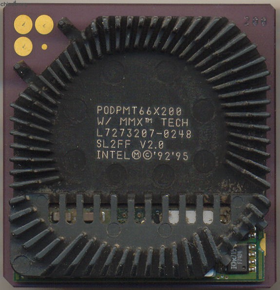 Intel Pentium Overdrive PODPMT66X200 SL2FF V2.0