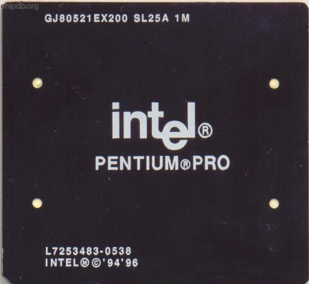 Intel Pentium Pro GJ80521EX200 SL25A