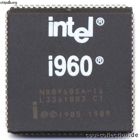 Intel i960 N80960SA-16 INTEL (R) at top