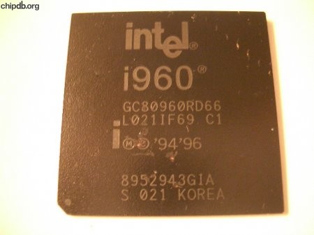 Intel i960 GC80960RD66 KOREA