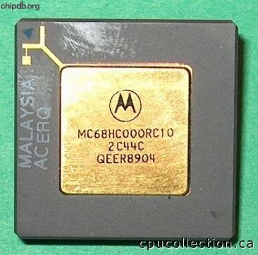 Motorola MC68HC000RC10 three rows