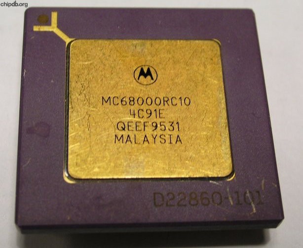 Motorola MC68000RC10 four rows