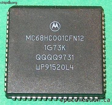 Motorola MC68HC001CFN12