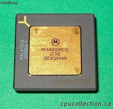 Motorola MC68000RC12 three rows
