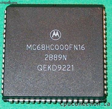 Motorola MC68HC000FN16