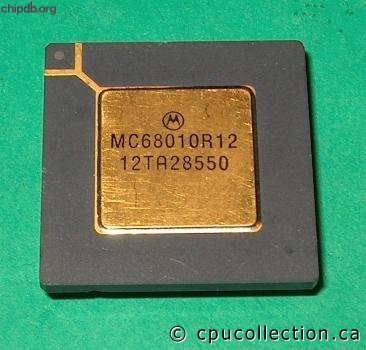 Motorola MC68010R12 dot in corner