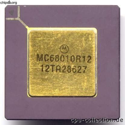 Motorola MC68010R12 triangle in corner