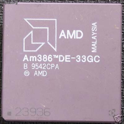 AMD Am386 DE-33GC diff print