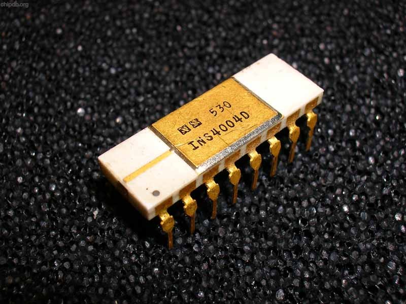 National Semiconductor INS4004D white groundstrap