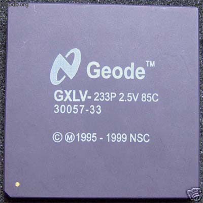 Geode GXLV 233P 2.5V 85C