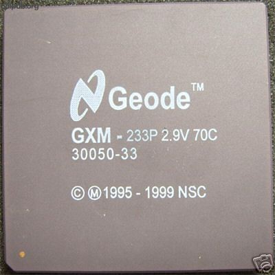 Geode GXM 233P 2.9V 70C