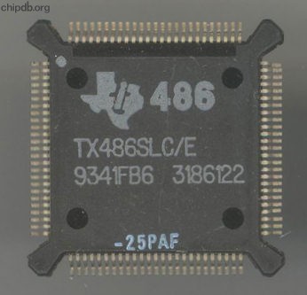 Texas Instruments TX486SLC/E-25PAF