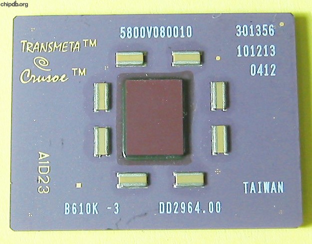 Transmeta 5800V080010