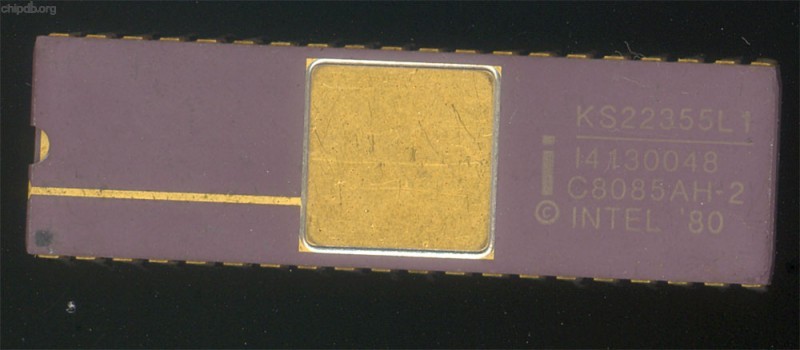 Intel C8085AH-2 sidetext groundstrap