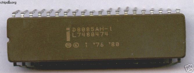Intel D8085AH-1 diff font
