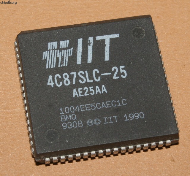 IIT 4C87SLC-25 PLCC