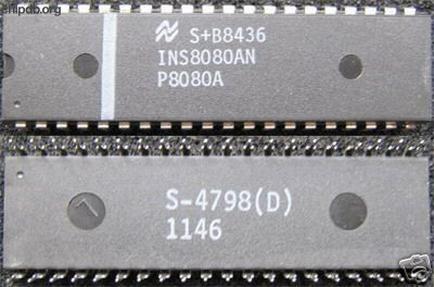 National Semiconductor INS8080AN diff print