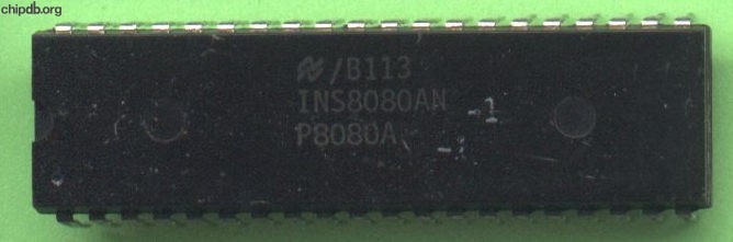National Semiconductor INS8080AN-1 P8080A diff font qwerty