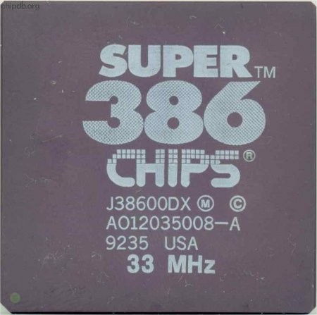 Chips & Technologies J38600DX 33 MHz