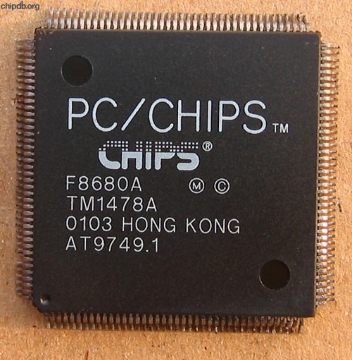 Chips & Technologies 386SX - F8680A 14MHz