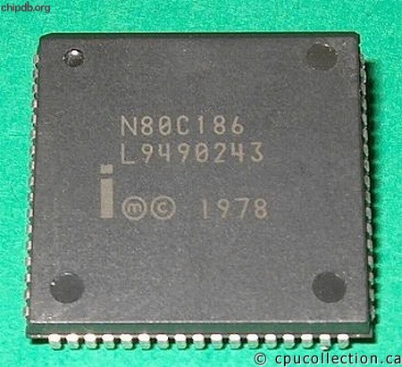 Intel N80C186 1978