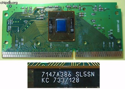 Intel Celeron KC 733/128 SL5SN on slot1 board