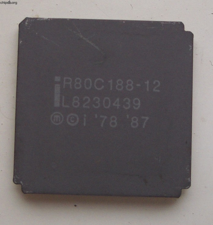 Intel R80C188-12