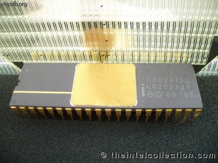 Intel C80287XL no logo