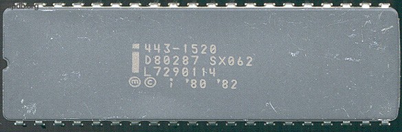 Intel D80287 SX062