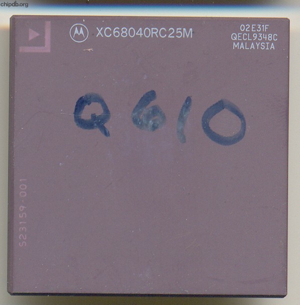 Motorola XC68040RC25M Arrow