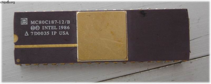Intel MC80C187-12/B made by REI