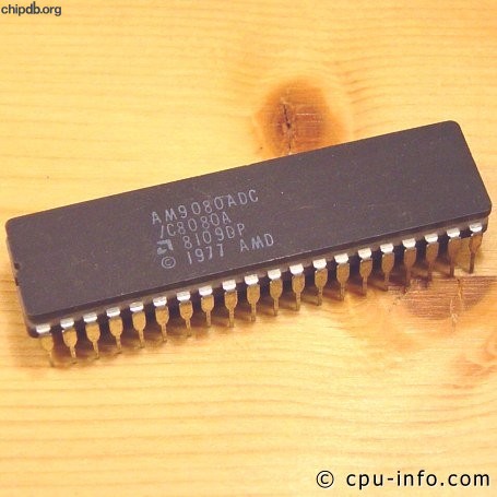 AMD AM9080ADC C8080A diff print