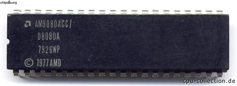 AMD AM9080ACC D8080A diff. print