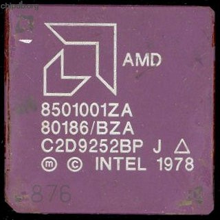 AMD 8501001ZA 80186/BZA