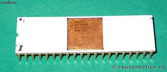 Mostek MK3880P white ceramic