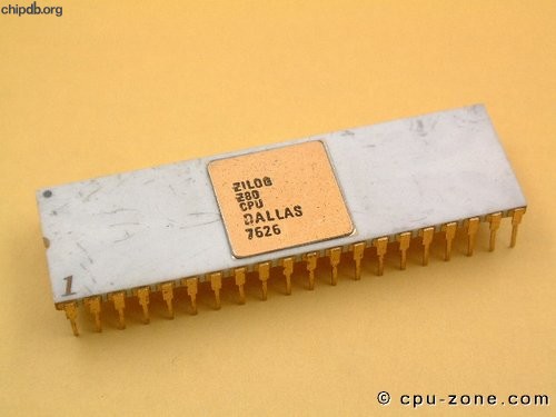 Zilog Z80 white ceramic
