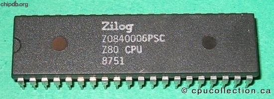 Zilog Z0840006PSC diff print
