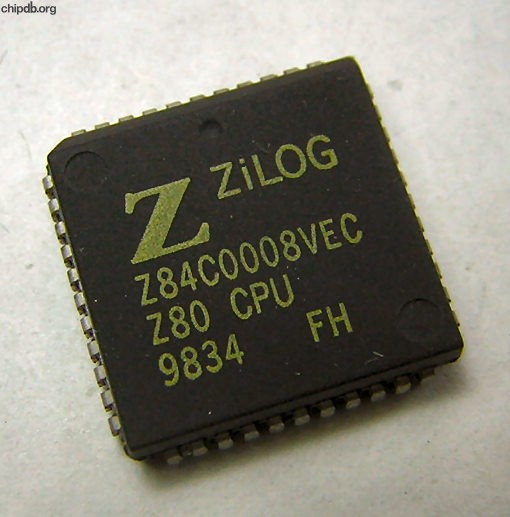 Zilog Z84C0008VEC diff print